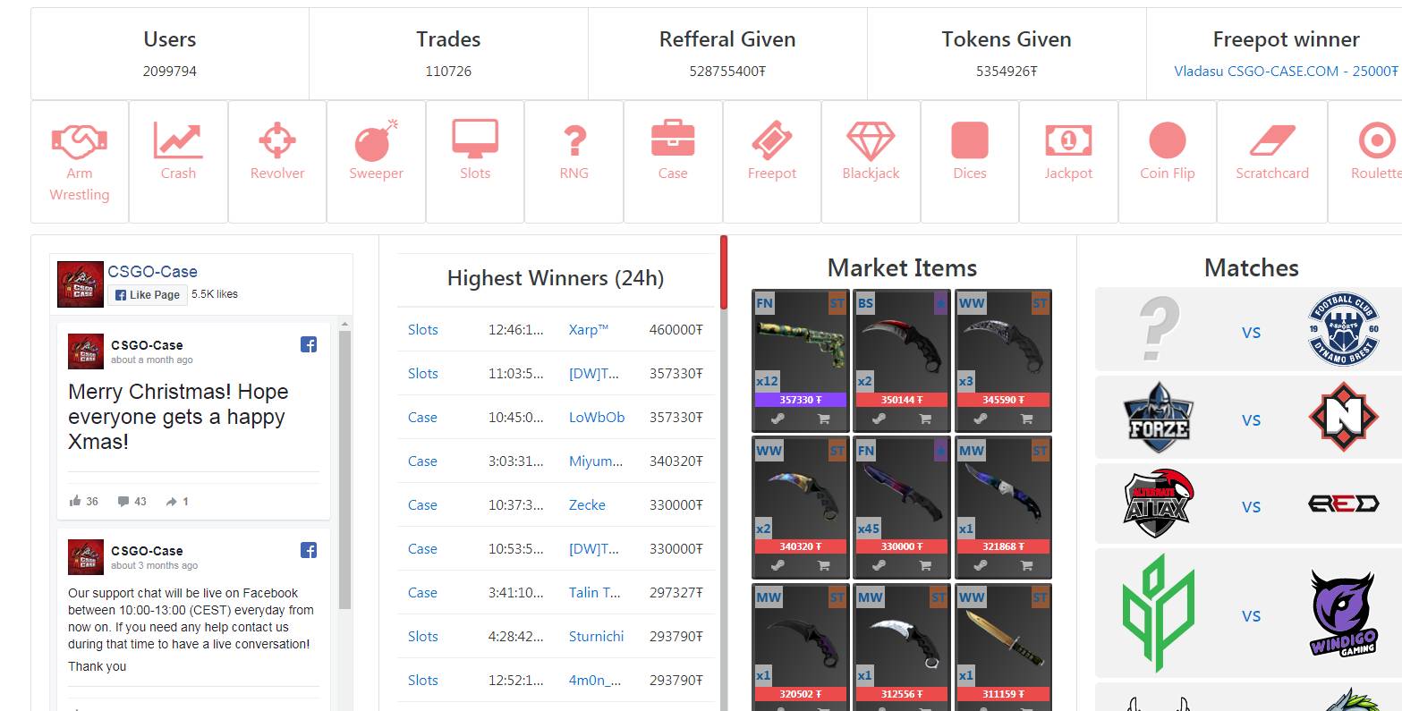CSGOCase gambling site Real Money Bonus Code